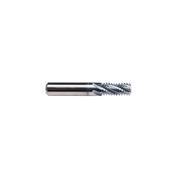 Emuge GF162336.9514 SHUR-THREAD GF162336 GF Style Long Spiral Flute Thread Mill With Axial Through Coolant, #22-1.5 Coarse/Fine Thread, 100 mm OAL, 5 Flutes, 16 mm Dia Shank