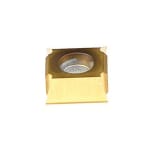 Emuge GF643105.9514 Indexable Threading Insert, GIGANT-IC Insert, 10 to 16 TPI, UN/Coarse/Fine Thread, Left Hand/Right Hand Cutting, Manufacturers Grade: G620, Material Grade: K, M, N, P, S