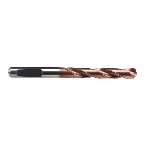Emuge TA514524.0280 EF-VA TA514524 High Performance Standard Length Jobber Length Drill Bit, 2.8 mm Drill - Metric, 0.1102 in Drill - Decimal Inch, 140 deg Point, Solid Carbide, AlCrN-T37 Coated