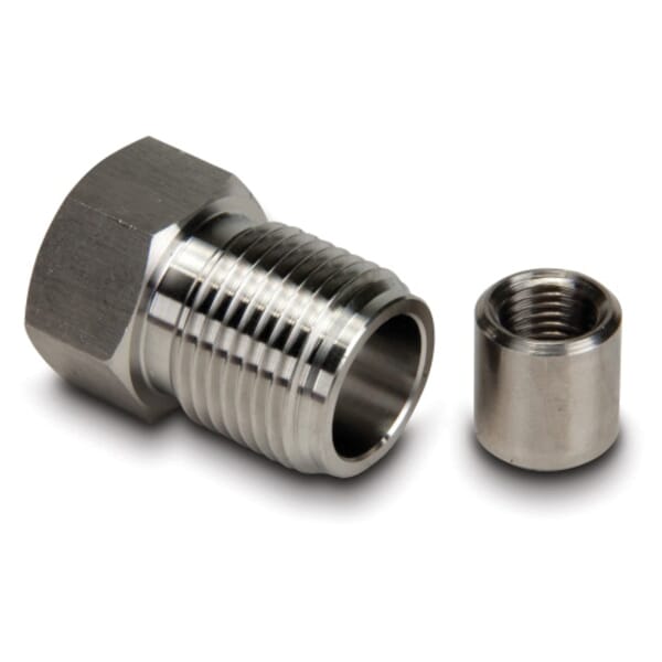 Enerpac 43701 Ultra High Pressure Gland Nut With Sleeve, 0.38 in Cone Thread, Stainless Steel, Domestic