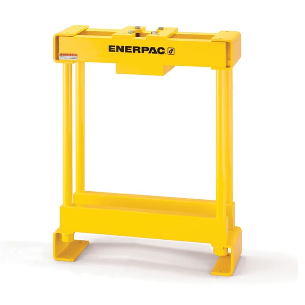 Enerpac A258 Hydraulic Press, 10 ton Capacity, 18-3/4 in L x 5-3/4 in W Base, Bench Frame, 25.63 in H, 10000 psi Pressure