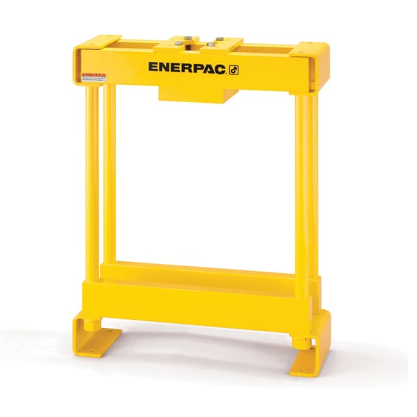 Enerpac A258 A Series Hydraulic Press, 10 ton, 18-3/4 in Base, 5-3/4 in Base, Bench Frame, 25.63 in H, 10000 psi