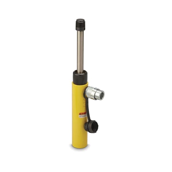 Enerpac BRC25 Solid Plunger Hydraulic Pull Cylinder, 5 in L Stroke, 2.7 ton Retract Max Force, Single Acting/Spring Return Function