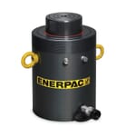 Enerpac HCG1502 High Tonnage Load Return Single Acting Solid Plunger Hydraulic Cylinder, 168 ton Capacity, 6-1/2 in Bore, 1.97 in L Stroke, 8.66 in Retract, 3.7 in Dia Rod, 10150 psi Pressure