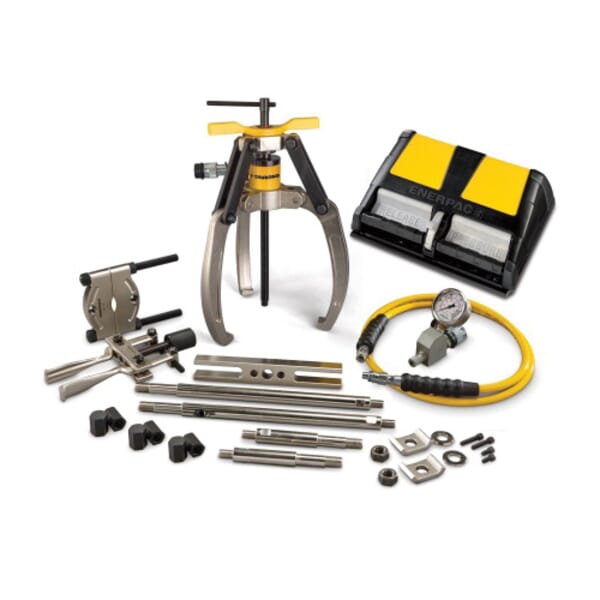 Enerpac LGHMS310A 3-Jaw Lock Grip Hydraulic Master Puller Set, 10 ton, 10150 psi Operating