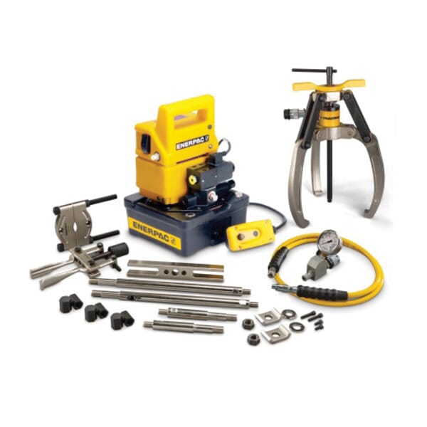 Enerpac LGHMS310EB 3-Jaw Lock Grip Hydraulic Master Puller Set, 10 ton, 10150 psi Operating