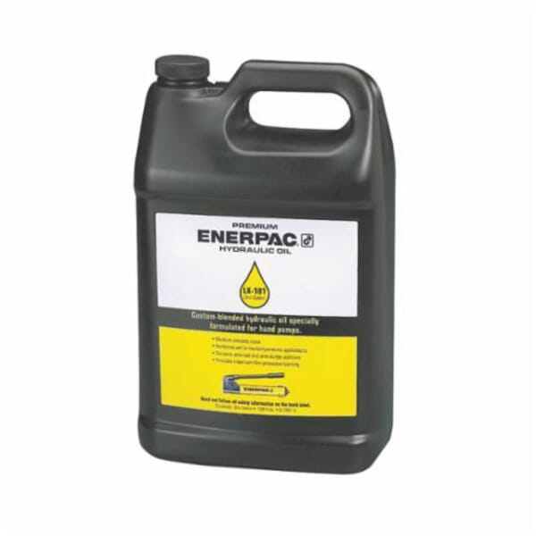 Enerpac LX-101 LX Series Hydraulic Hand Pump Oil, 1 gal Can, Mild Petroleum, Liquid, Amber