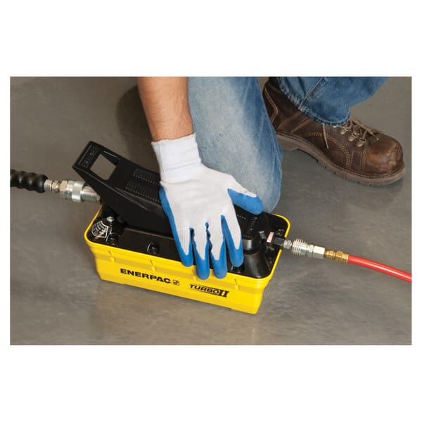 Enerpac PARG1102N Turbo II Air Powered Hydraulic Pump, Pendant Controlled Actuator, 8 scfm Air Flow, 3/8-18 NPTF Fluid Port, 1/4-18 NPTF Air Inlet