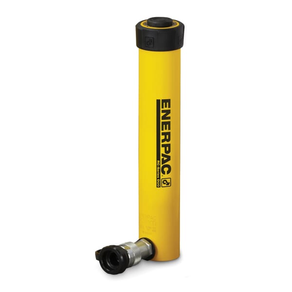 Enerpac RC5013 General Purpose Single Acting Spring Return Solid Plunger Hydraulic Cylinder, 55.2 ton Capacity, 3-3/4 in Bore, 13-1/4 in L Stroke, 18.13 in Retract, 2.81 in Dia Rod, 10000 psi Pressure