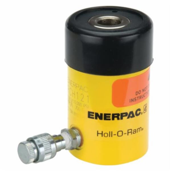 Enerpac RCH-123 Single Acting Spring Return Plunger Cylinder, 12 ton Capacity, 2.13 in Dia Bore, 3 in L Stroke, 7-1/4 in H Retract, 1.38 in Dia Rod, 10000 psi