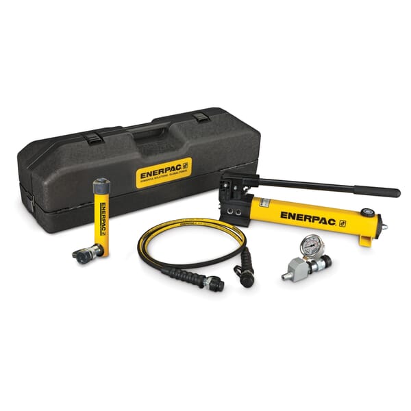 Enerpac SCR55TB Hydraulic Cylinder and Hand Pump Set, 5 ton, 5 in, 10000 psi