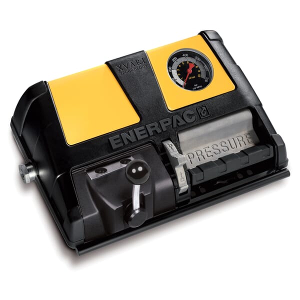 Enerpac XA11VG Air Driven Hydraulic Foot Pump, Manual Actuator, 283 to 991 scfm Air Flow, 15 cu-in/min Load, 120 cu-in/min No Load Oil Displacement Rating, 3/8-18 NPTF Fluid Port, 1/4-18 NPTF Air Inlet
