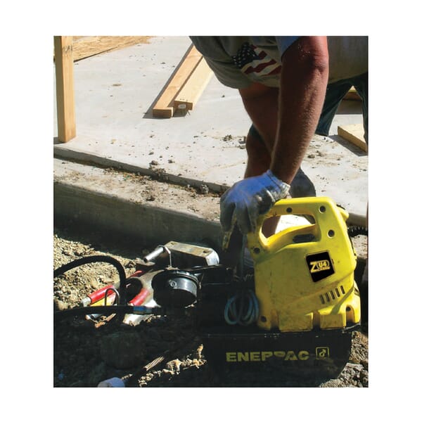 Enerpac ZU4208JB Universal Z-Class Electric Hydraulic Pump, 1.7 hp, 2 gal Reservoir, 60 cu-in/min Flow Rate, 10000 psi Pressure