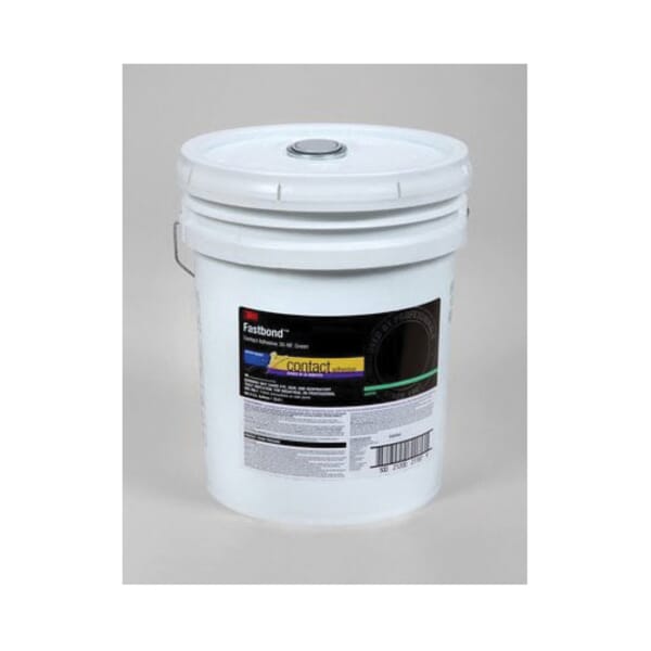 Fastbond 7000121383 High Strength Non-Flammable Contact Adhesive, 5 gal Drum, Liquid Form, Green, 1.1
