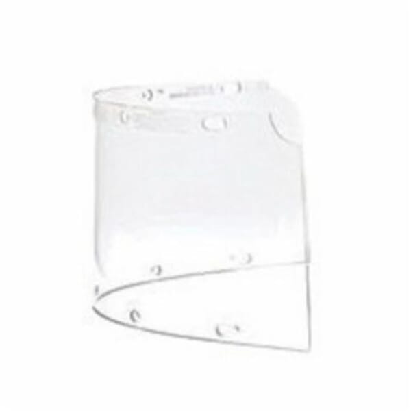 Fibre-Metal by Honeywell 6750CL Wide Dual Crown Window, Clear, Propionate, 8 in H x 16-1/2 in W x 0.06 in THK Visor, For Use With FM400 and FM500 Dual Crown Systems, Specifications Met: ANSI Specified, SEI Certified