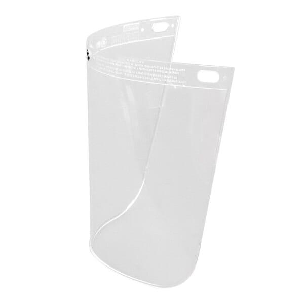 Fibre-Metal by Honeywell 4118CL Standard Faceshield Window, Clear, Propionate, 8 in H x 11-1/4 in W x 0.06 in THK Visor, For Use With F300 Mounting Crowns, Specifications Met: ANSI Z87.1, CSA Z94.3, SEI Certified