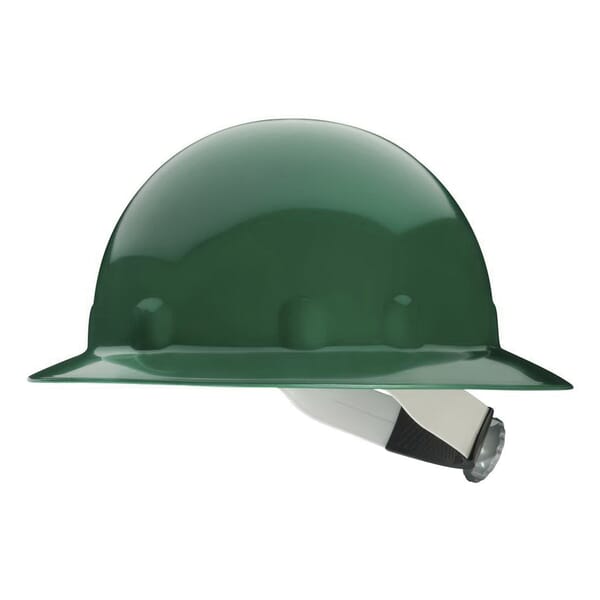 Fibre-Metal by Honeywell E1RW74A000 Full Brim Hard Hat, 6-1/2 Fits Mini Hat, 8 Fits Max Hat, Thermoplastic, 8-Point Suspension, ANSI Electrical Class Rating: Class C, E and G, ANSI Impact Rating: Type I, Ratchet Adjustment