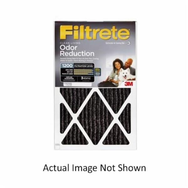 Filtrete 7010332612 Allergen Defense Clean Living Odor Reduction Filter, 1 in H x 18 in W x 24 in D, Import