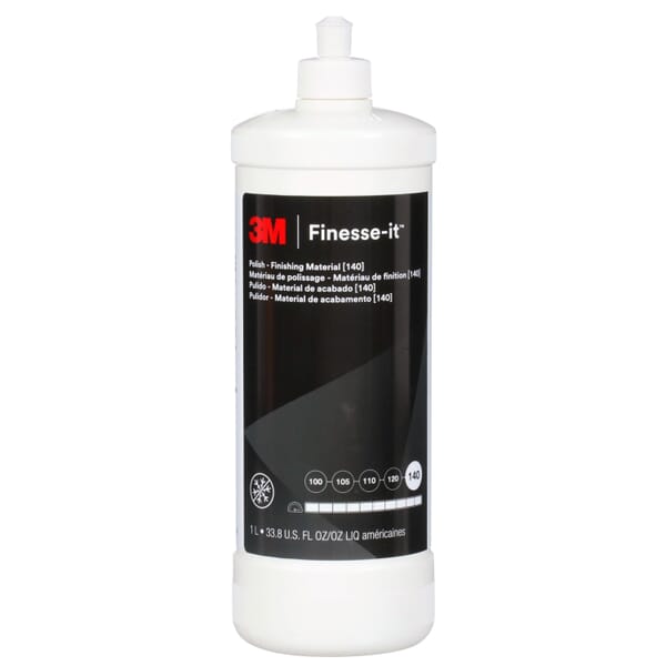 Finesse-it 7100075518 Polishing Compound, 1 L Container Bottle Container, White