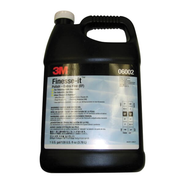 Finesse-it 7000000630 Extra Fine Polishing Compound, 1 gal Container Bottle Container, White, Extra Fine Grade