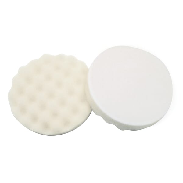 Finesse-it 7010362494 Buffing Foam Pad, 5 in Dia Overall, Hook and Loop Attachment, Foam Pad