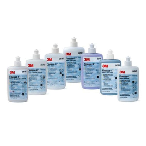Finesse-it 7010308626 Final Finish Abrasive Polish, 8 oz Container Bottle Container, Gray