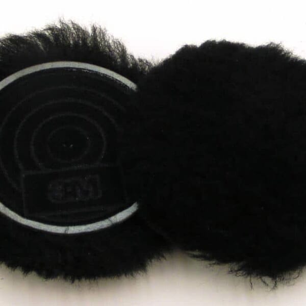 Finesse-it 7000000611 85100 Buffing Pad, 5.25 in OAD, Hook and Loop Attachment, Wool Pad