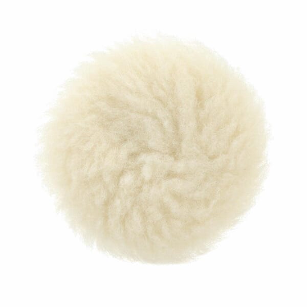 Finesse-it 7000028387 85083 Buffing Pad, 5.25 in OAD, Hook and Loop Attachment, Wool Pad