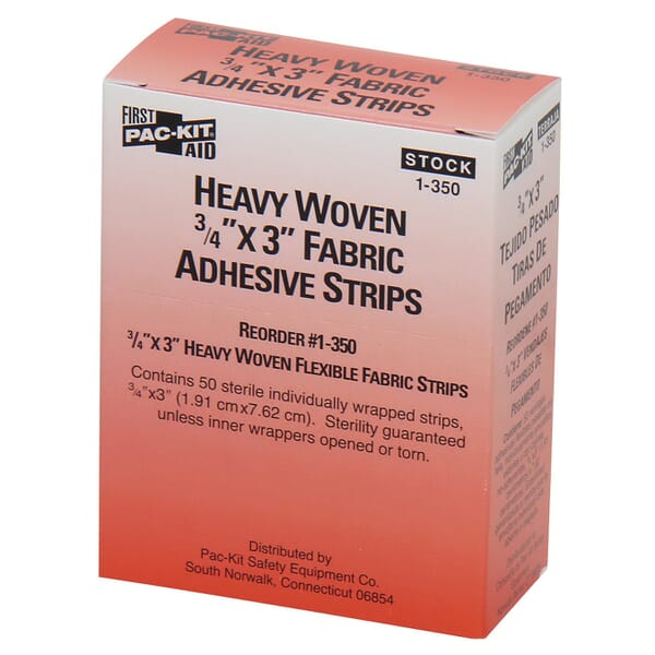 First Aid Only 1-350-001 Adhesive Bandage, Pliable Woven Fabric