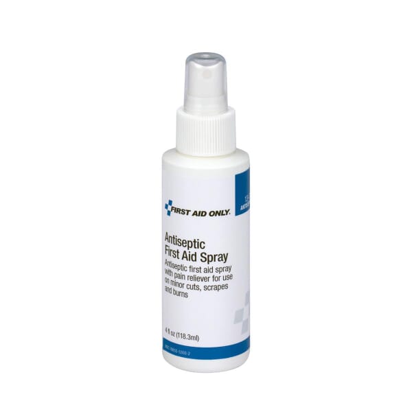 First Aid Only 13-080 Antiseptic Spray, Plastic Spray Bottle Packing, Formula: 2.5% Lidocaine/0.14% Benzalkonium Chloride