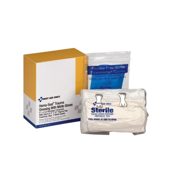 First Aid Only 2-014-001 Hema-Seal Trauma Dressing