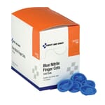First Aid Only 90922 Finger Cot, L, Nitrile, Blue