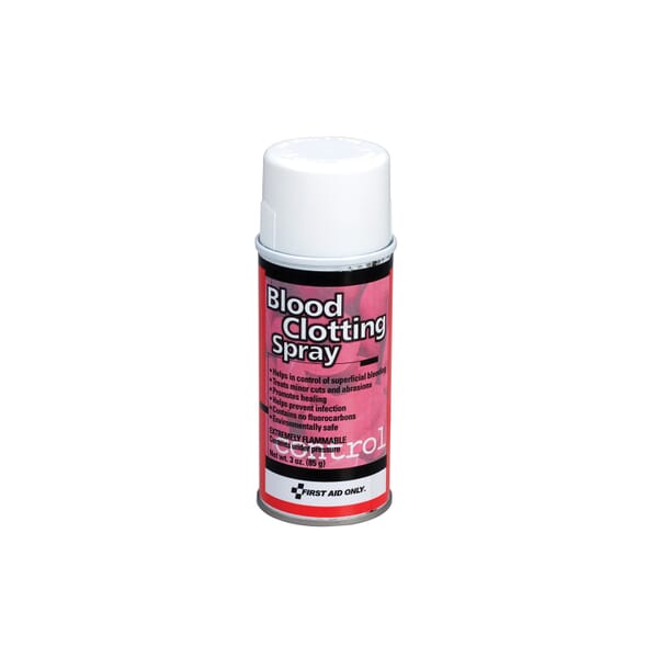 First Aid Only M529 Blood Clotting Spray, Bottle Packing, Formula: 4% Lidocaine/0.2% Benzalkonium Chloride