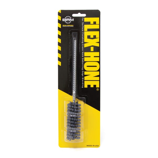 Flex-Hone BC78400 BC Series Small Diameter Standard Duty Flexible Cylinder Hone, 7/8 in Dia Bore, 3 in L Abrasive, 8 in OAL, 400 Grit