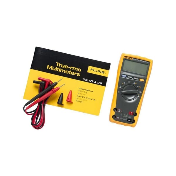 Fluke FLUKE-177-ESFP Digital Multimeter, 1000 VDC/VAC, 10 A, 50 MOhm Measuring, 1000 VAC/VDC, 10 A, 50 MOhm, Digital Display