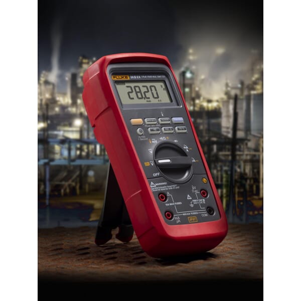 Fluke FLUKE-28II Digital Multimeter, 1000 VDC/VAC, 10 A, 50 MOhm Measuring, 1000 VAC/VDC, 10 A, 0.1 Ohm to 50 MOhm, Bar Graph/Backlight Display