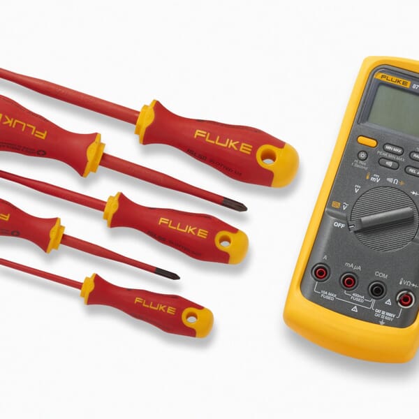 Fluke FLUKE-87-5 Industrial Digital Multimeter, 1000 VAC/VDC, 10 A, 50 MOhm, Analog/Digital Display