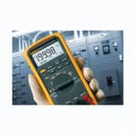 Fluke FLUKE-87-5 Industrial Digital Multimeter, 1000 VAC/VDC, 10 A, 50 MOhm, Analog/Digital Display