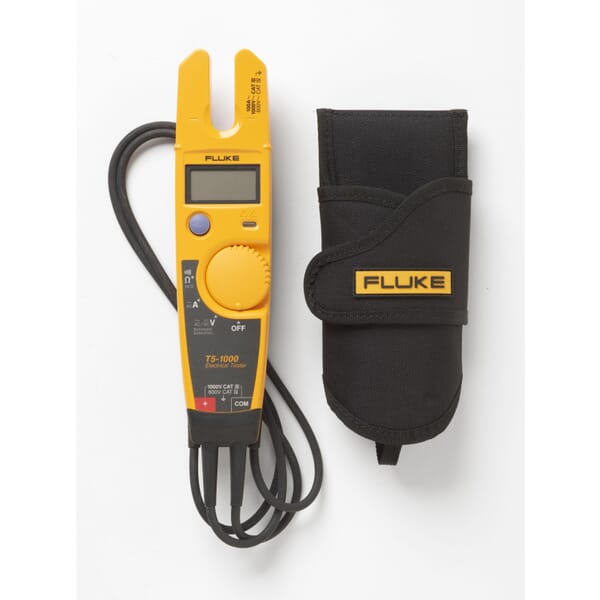 Fluke H5 T5 Electrical Tester Holster With Lead Storage, Belt Loop, 192 mm L x 90 mm W x 38 mm D, Fabric