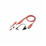 Fluke VPS210-R Double Insulated Voltage Probe Set, For Use With Scope Meter 190 Series, 600/1000 VAC, Black/Red