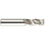 GARR 41603 143M Center Cutting Single End Square End High Performance End Mill, 5/16 in Dia Cutter, 0.437 in Length of Cut, 3 Flutes, 5/16 in Dia Shank, 2-1/2 in OAL, Alumastar Coated