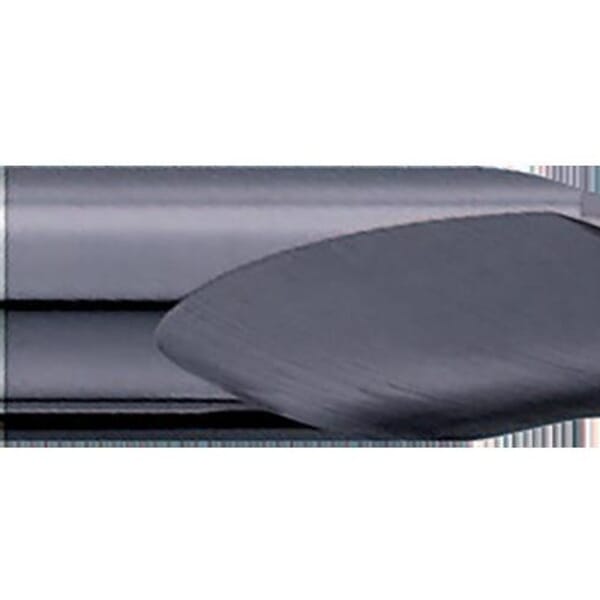 GARR 01027 160MA Center Cutting Single End Square End Stub Length End Mill, 3/64 in Dia Cutter, 3/32 in Length of Cut, 2 Flutes, 1/8 in Dia Shank, 1-1/2 in OAL, TiALN Coated