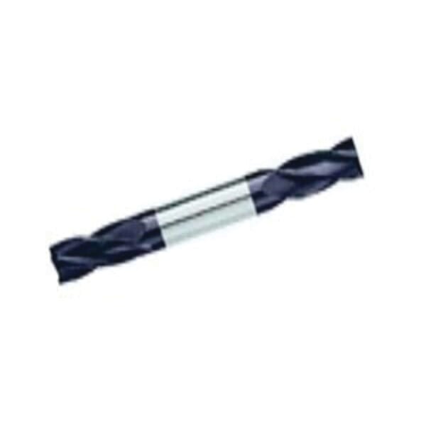 GARR 05597 865MA Center Cutting Stub Length Double End Square End Mill, 5 mm Dia Cutter, 10 mm Length of Cut, 2 Flutes, 5 mm Dia Shank, 65 mm OAL, TiAlN Coated