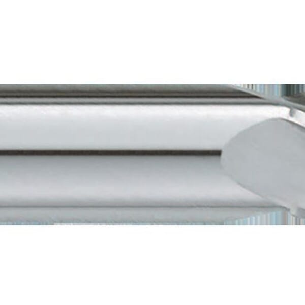 GARR 02050 170M Center Cutting Single End Square End Stub Length End Mill, 1/8 in Dia Cutter, 1/4 in Length of Cut, 4 Flutes, 1/8 in Dia Shank, 1-1/2 in OAL, Uncoated
