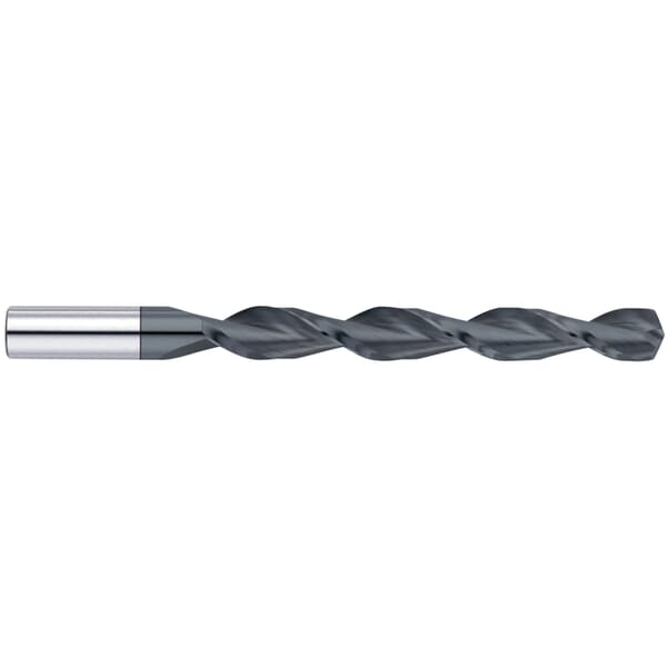 GARR 22456 1800H Specialty Drill, #9 Drill - Wire, 0.196 in Drill - Decimal Inch, 3-15/16 in OAL, Submicron Grain Solid Carbide, Balinit Hardlube Coated