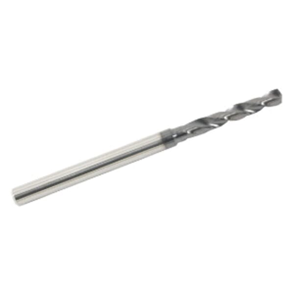 GARR 00114 High Performance Short Length Drill Bit, 0.84 mm Drill - Metric, 0.033 in Drill - Decimal Inch, Submicron Grain Solid Carbide, TiAlN Coated