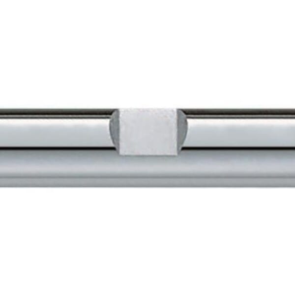 GARR 36027 535MA Ball Nose Center Cutting Double End Mill, 5/32 in Dia Cutter, 7/16 in Length of Cut, 4 Flutes, 3/8 in Dia Shank, 3 in OAL, TiAlN Coated