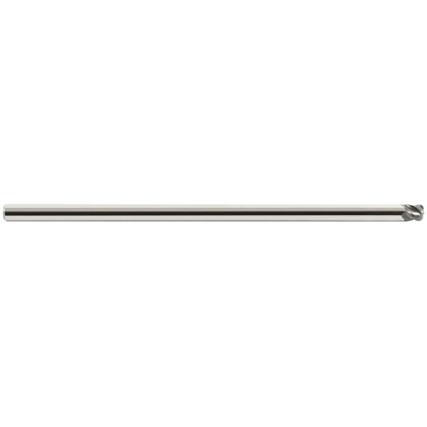 GARR 48495 H45 Center Cutting High Feed High Performance Corner Radius End Mill, 1/2 in Dia Cutter, 1/8 in Corner Radius, 1/2 in Length of Cut, 4 Flutes, 1/2 in Dia Shank, 3 in OAL, AlTiN Coated