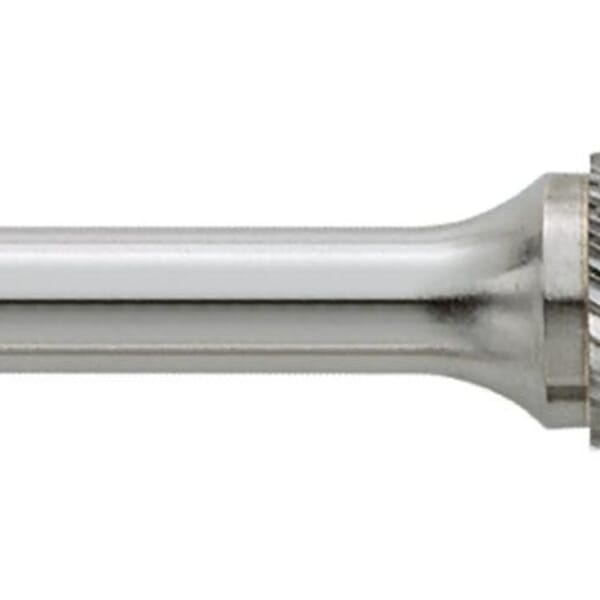 GARR 60010 SA Series Standard Rotary File/Burr, No End Cut End, Cylindrical Head, 3/16 in Dia Head, 5/8 in L of Cut