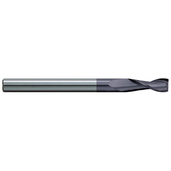 GARR 41327 620MA Center Cutting Extra Length Single End Square End Mill, 3/4 in Dia Cutter, 2 in Length of Cut, 2 Flutes, 3/4 in Dia Shank, 6 in OAL, TiALN Coated